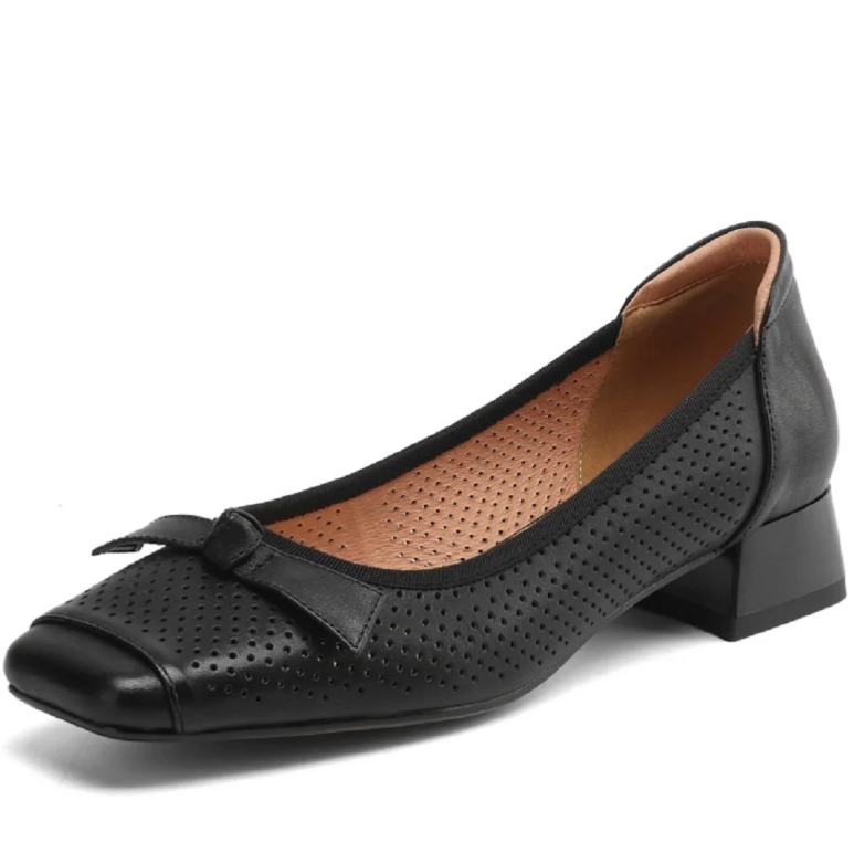 USS Shoes Sharlot Women's Leather Hollow Pumps - Luxuryurbanwear