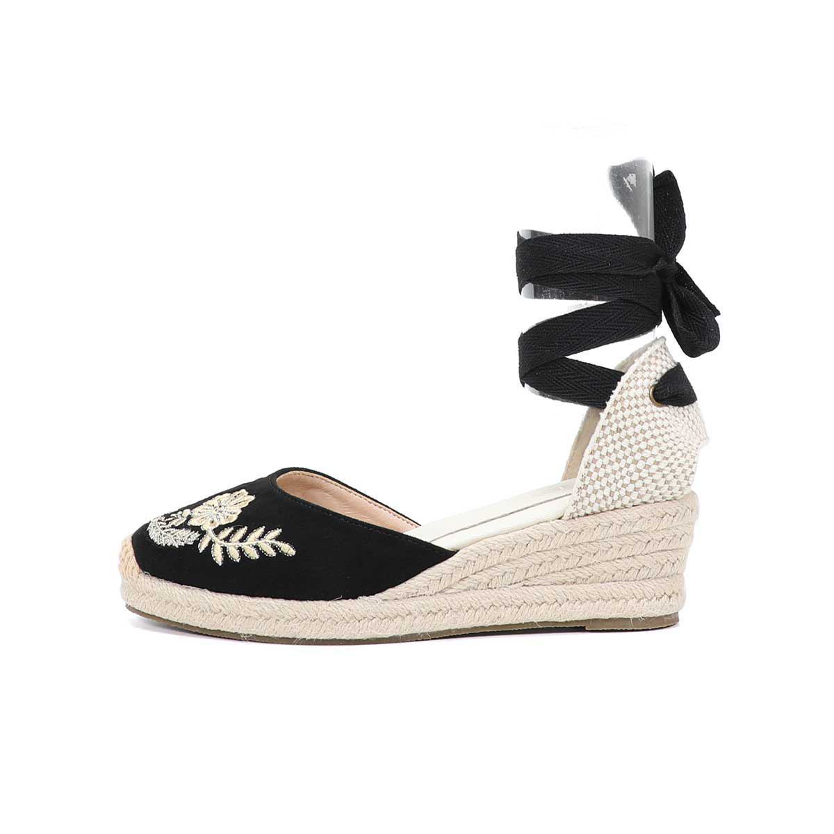 USS Shoes Silvana Women's Summer Wedge Heel Strap Sandals - Luxuryurbanwear