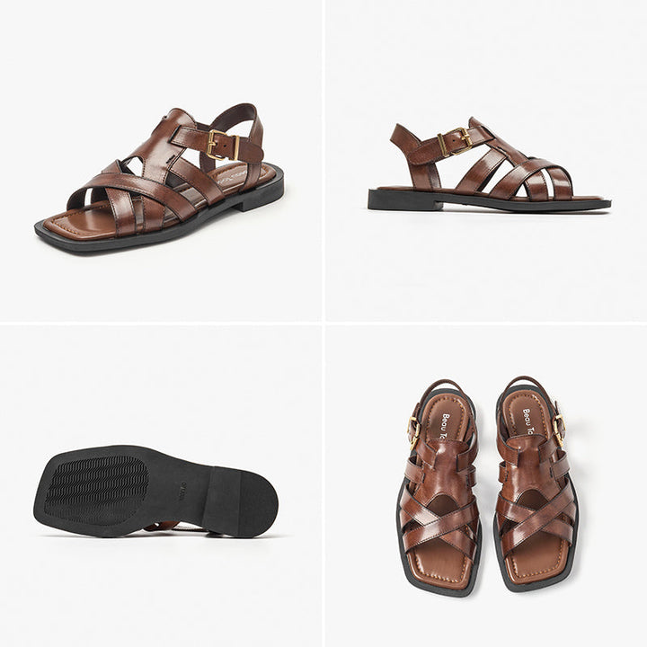 USS Shoes Souli Women's Leather Sandal - Luxuryurbanwear