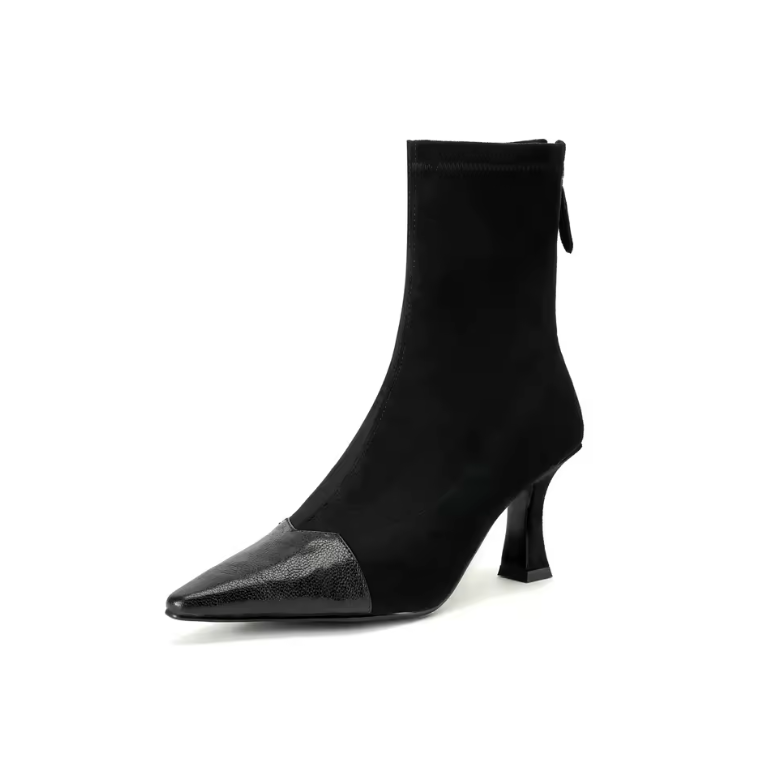 USS Shoes Suyin Women's Pointed Toe Stretch Ankle Boots - Luxuryurbanwear