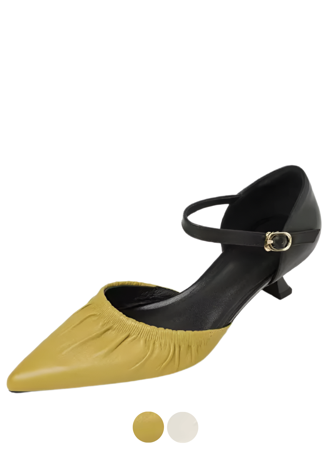 USS Shoes Bela Women's Leather Mid Heel Sandals - Luxuryurbanwear