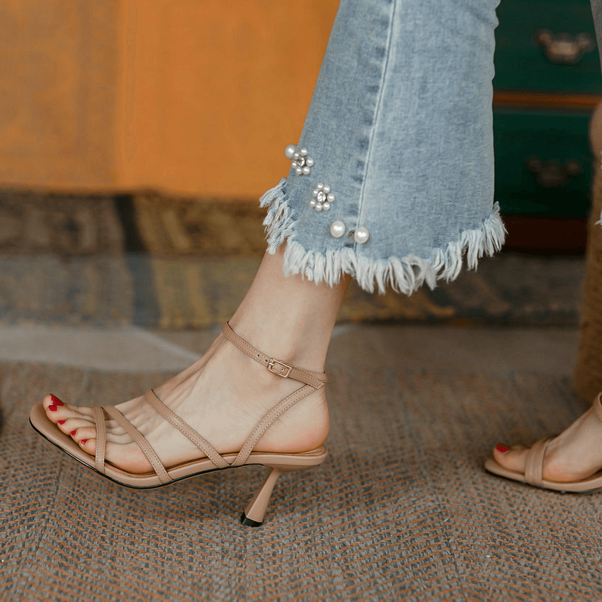 USS Shoes Virginia Women's Elegant Thin High Heels Sandals