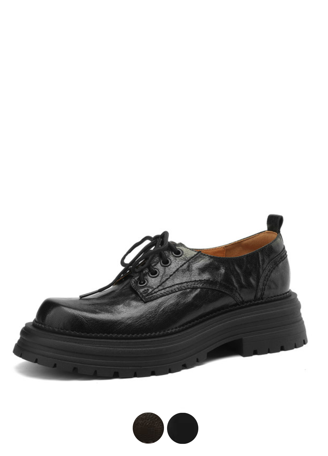 LUW Shoes Virginia Women's Lace-Up Leather Loafer