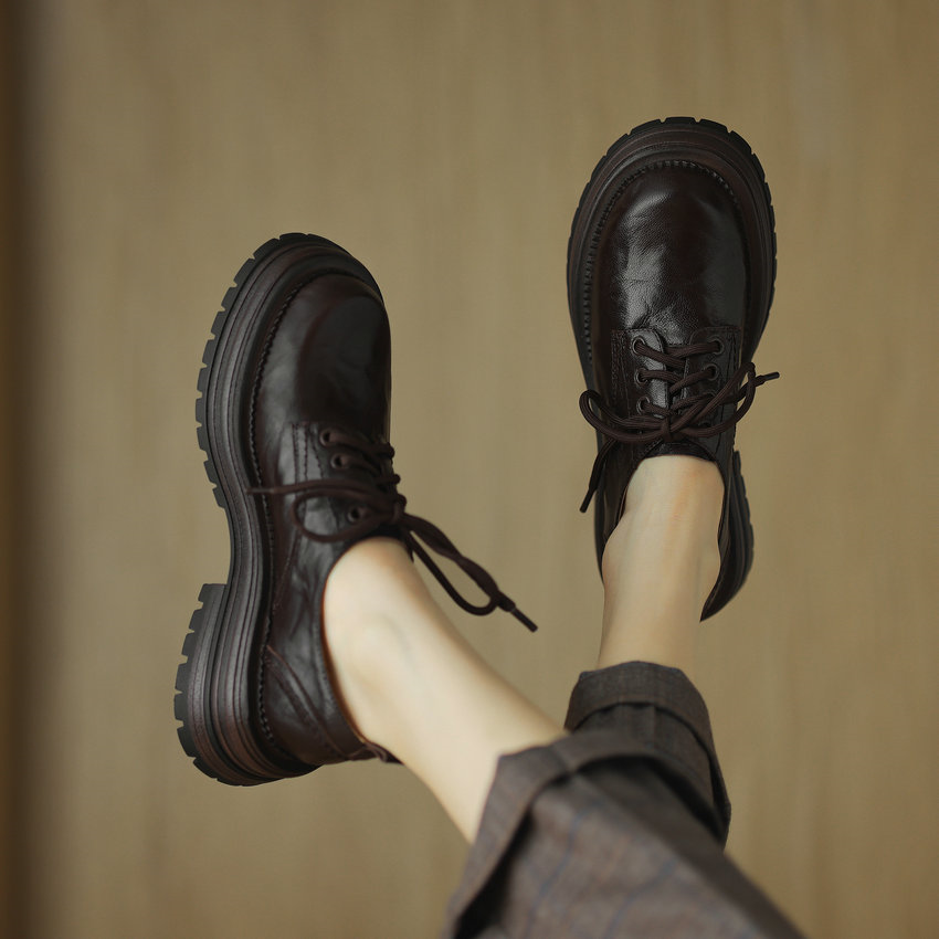 LUW Shoes Virginia Women's Lace-Up Leather Loafer