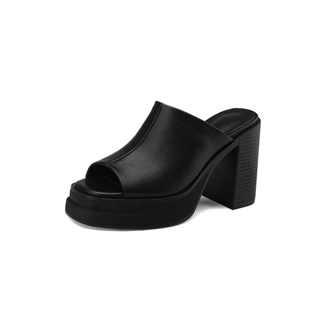 USS Shoes Virginia Women's Open-Toe Platform Clog - Luxuryurbanwear