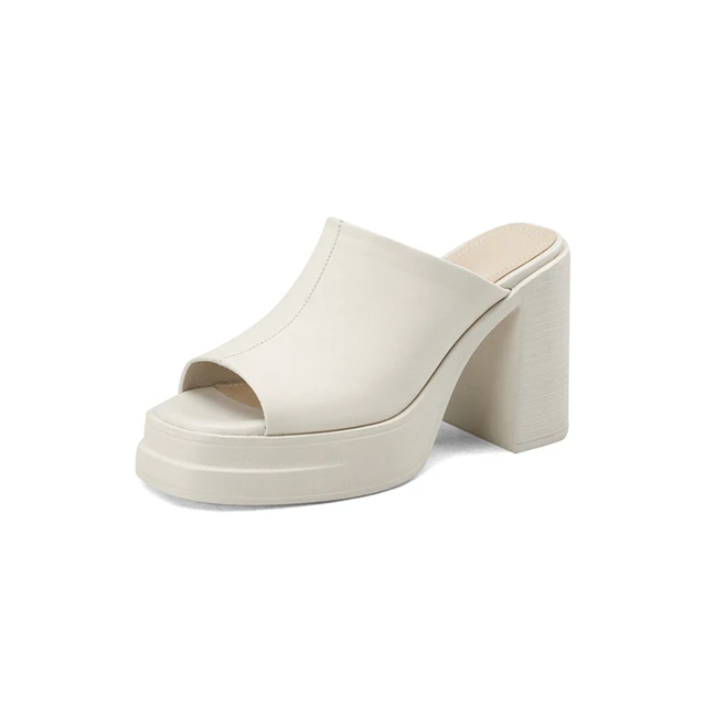 USS Shoes Virginia Women's Open-Toe Platform Clog - Luxuryurbanwear