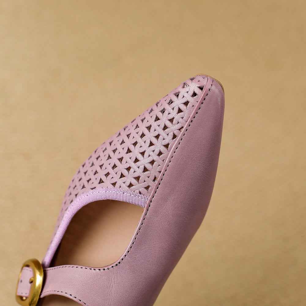 USS Shoes Women's Mary Janes Openwork Leather Sandals