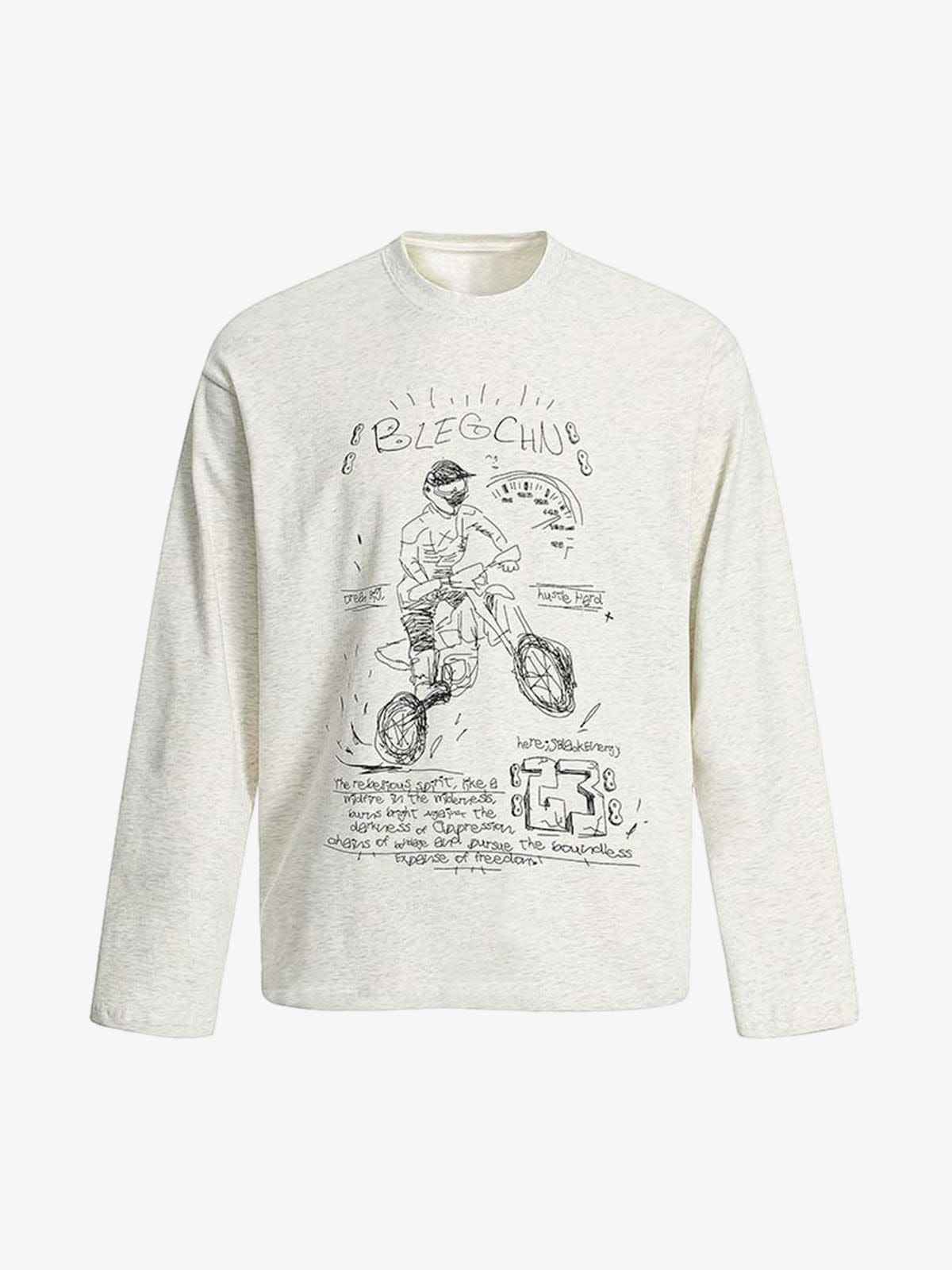 Long Sleeve Painted Characters