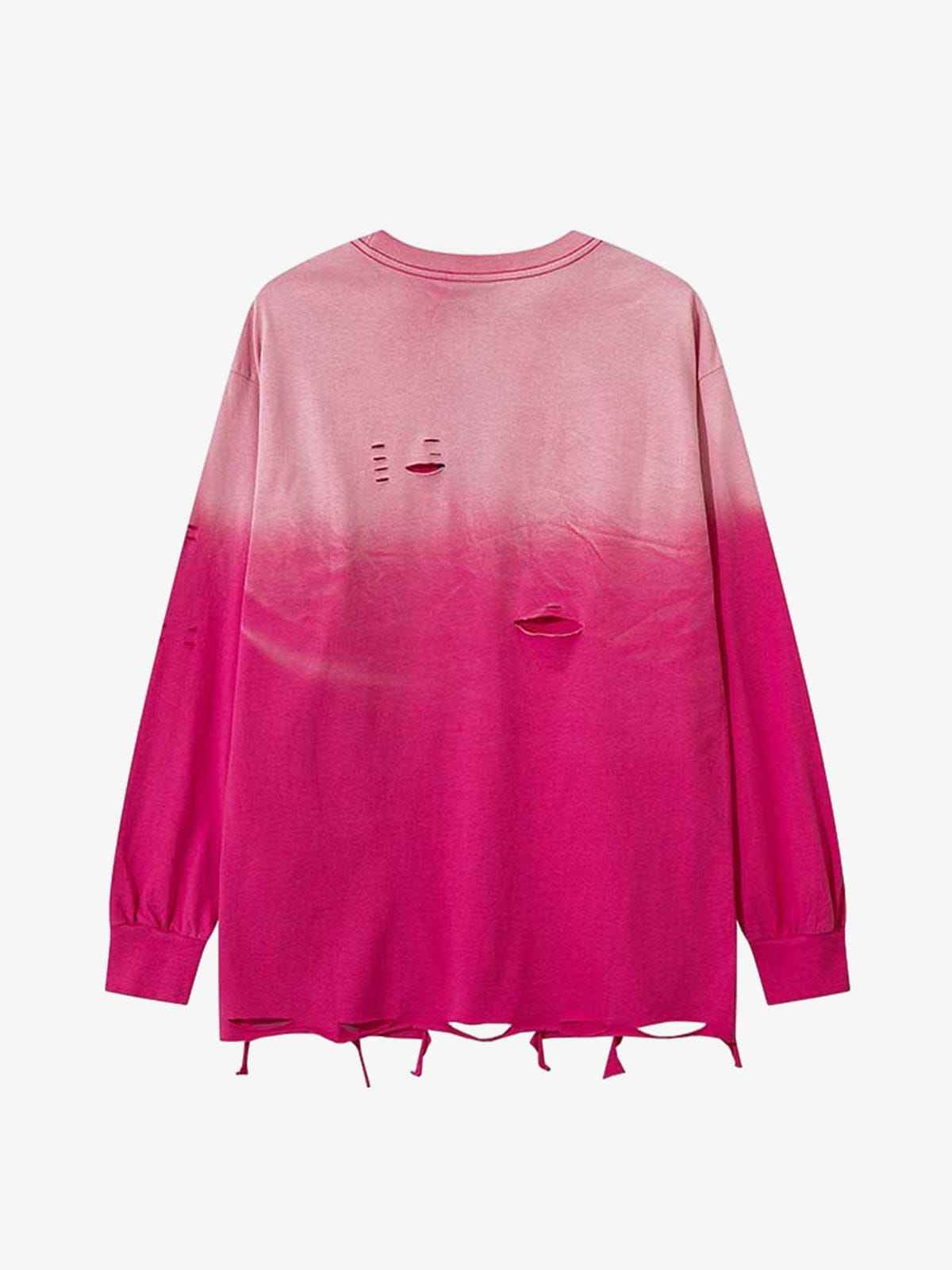 Long Sleeve Holey Fade