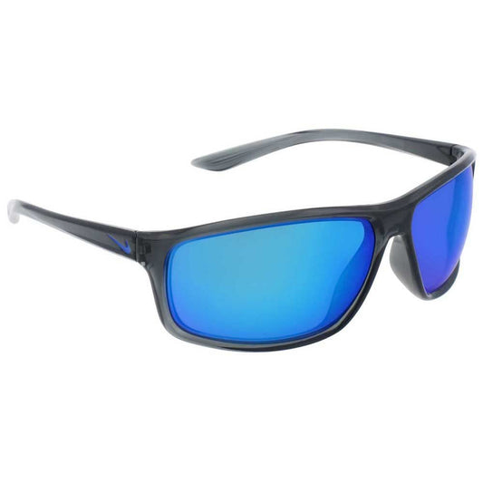 Nike Adrenaline Rectangular Sunglasses Dark Grey/Blue 66/15/135