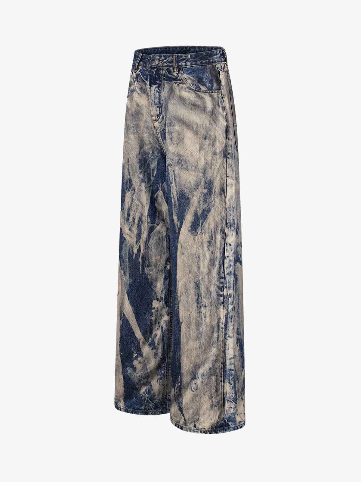 Vintage Acid Wash Tie-Dye Jeans