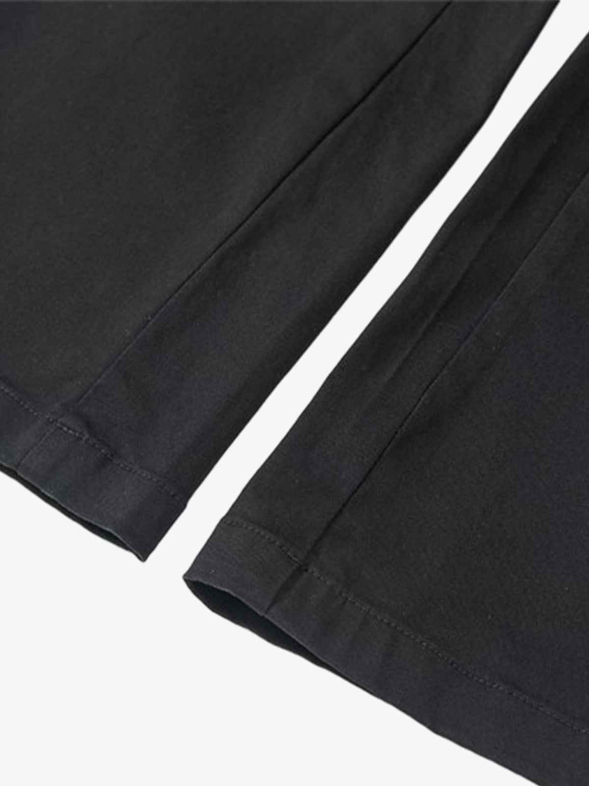 Technical Style Flared Cargo Casual Pants