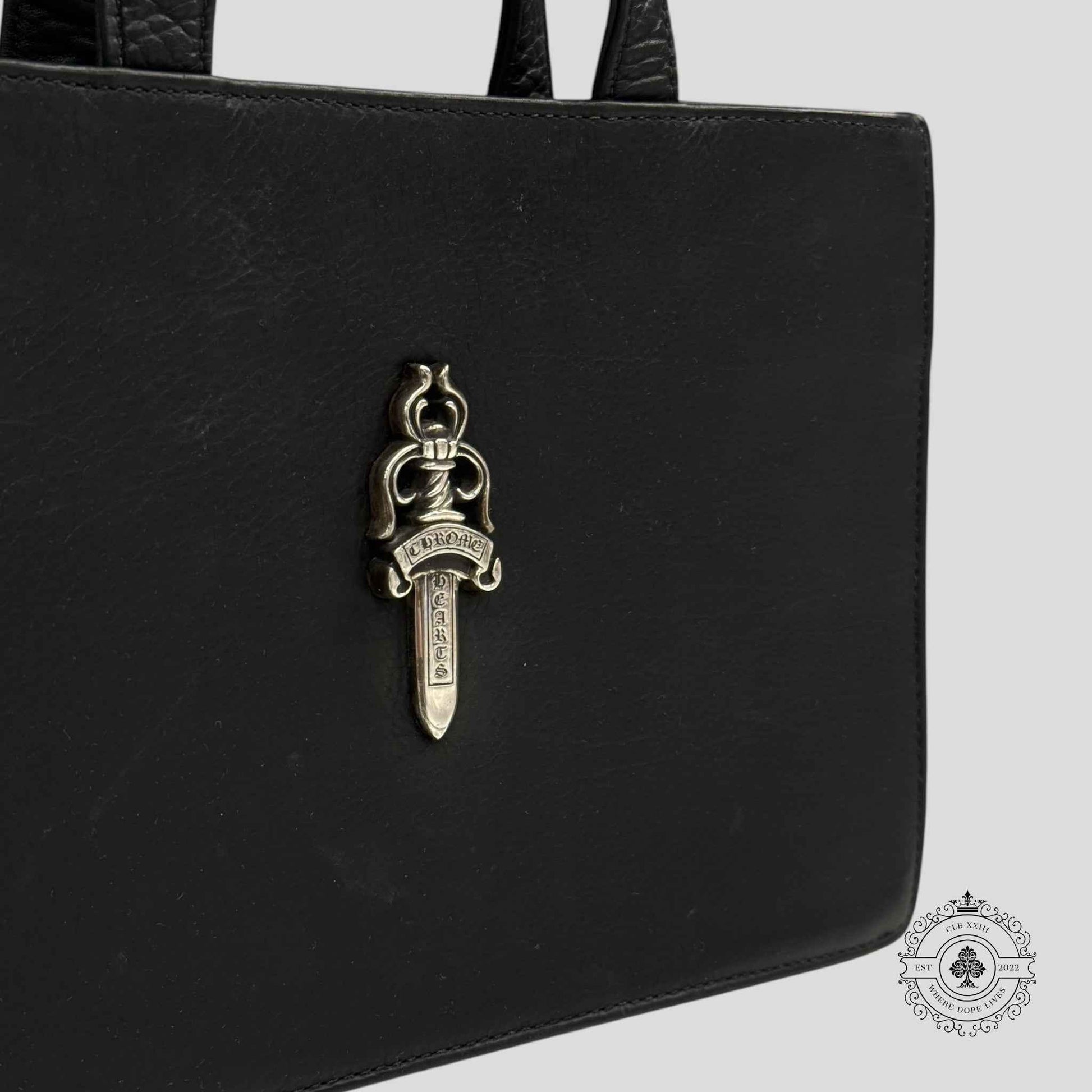 Chrome hearts Mini Dagger Embellished Leather Tote