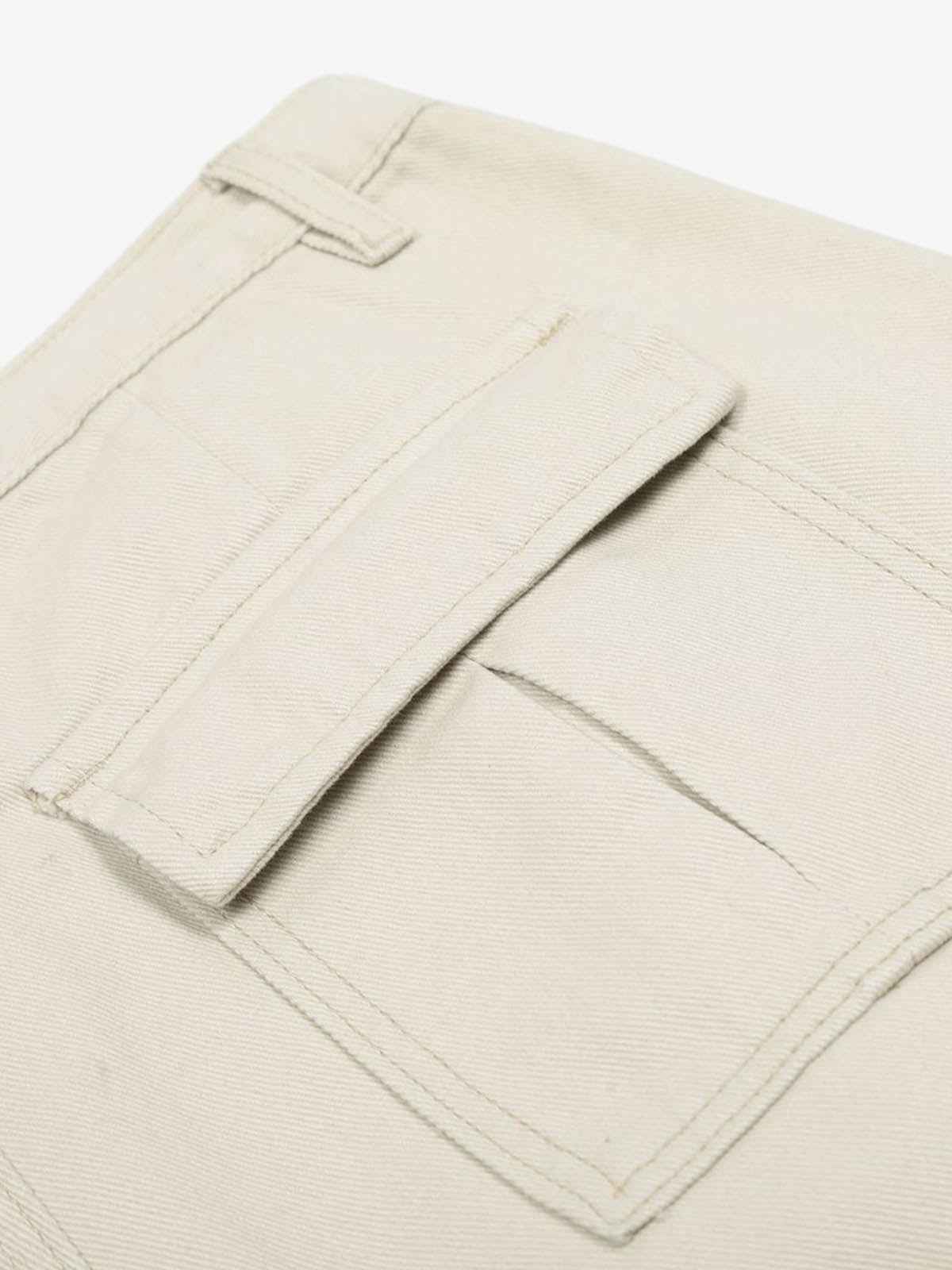 Adjustable Drawstring Cargo Jort