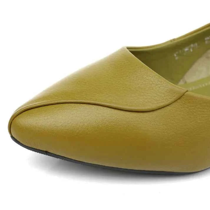 USS Shoes Lupe Women's Low-Heel Dress Pumps Sale Drop Green (Size 8)