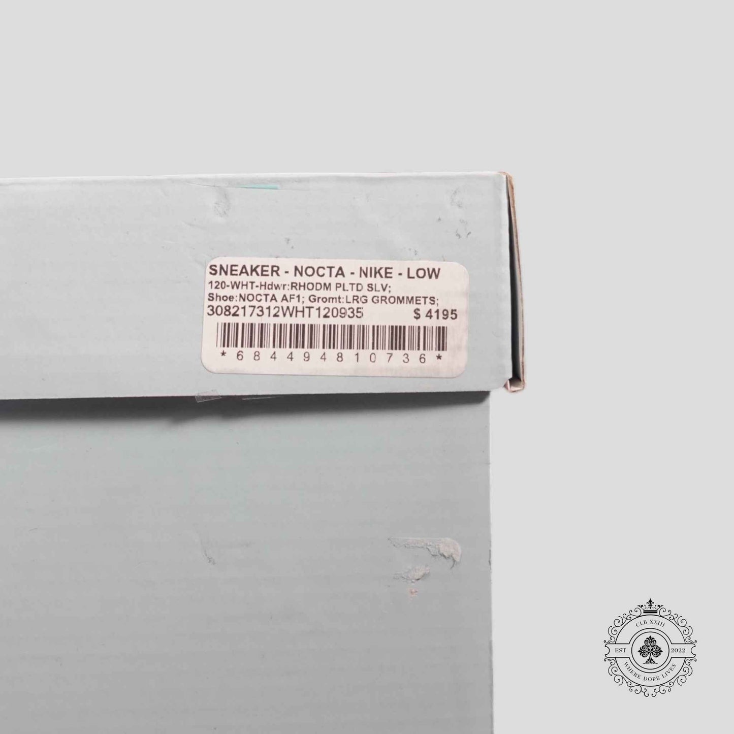 Chrome Hearts X Nocta Love You Forever Air Force 1 Low