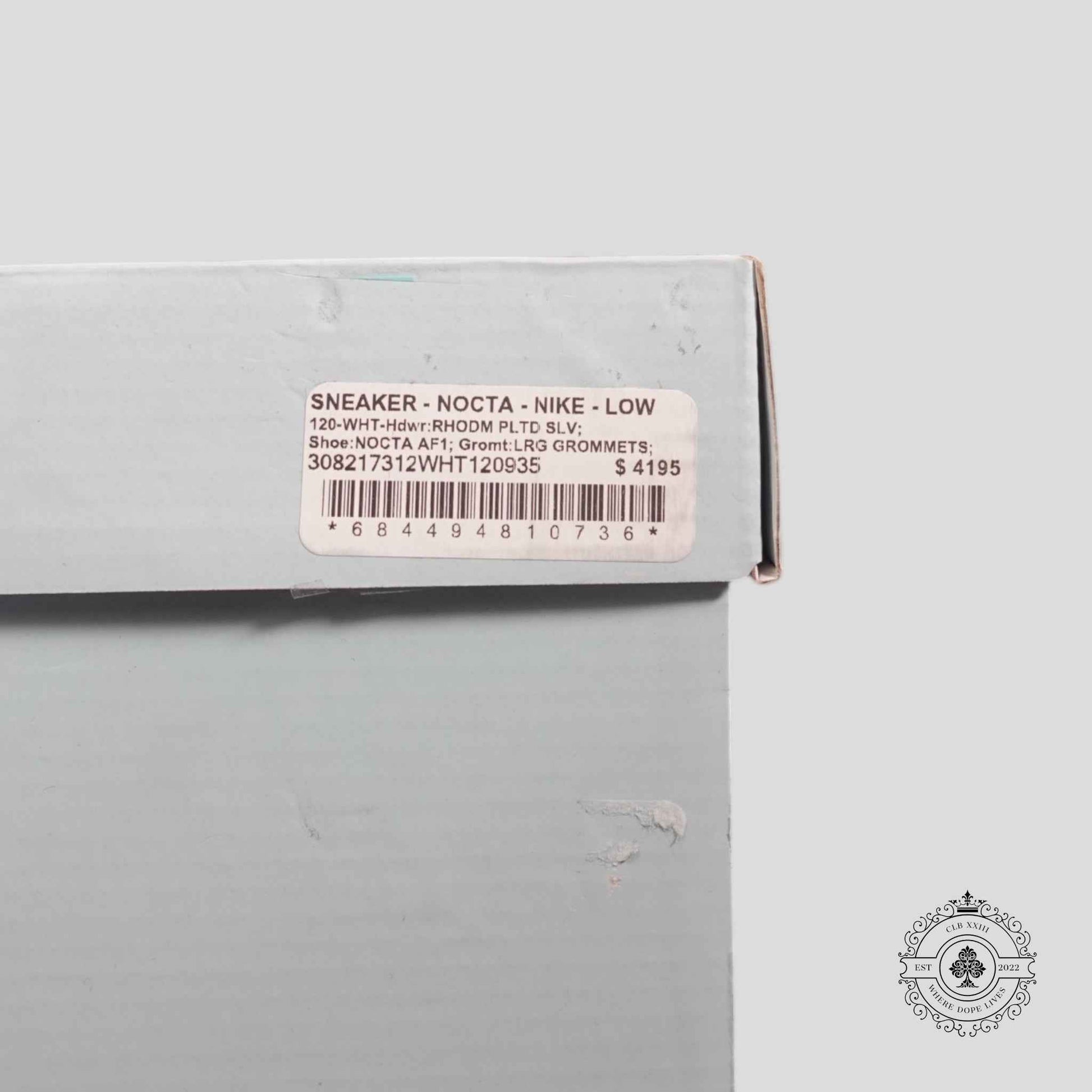 Chrome Hearts X Nocta Love You Forever Air Force 1 Low