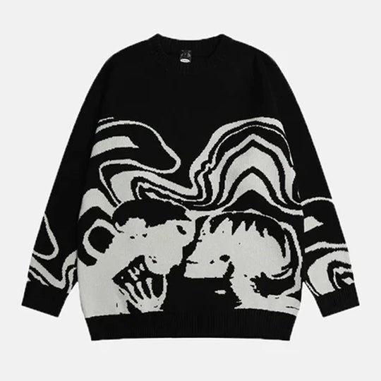 Death Kiss | High Street Knit Jumper - Luxuryurbanwear