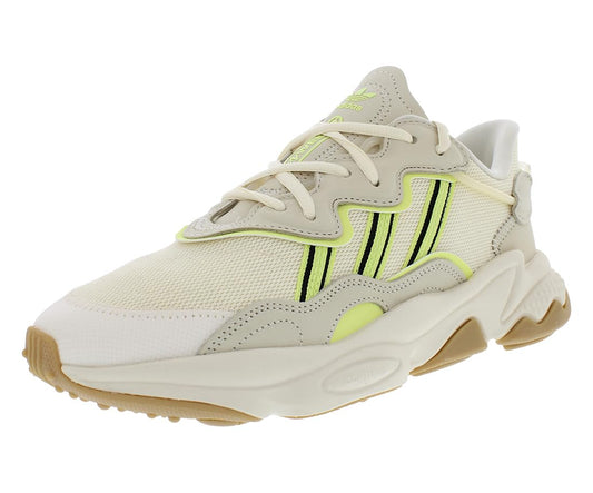 Adidas Ozweego Womens Shoes Size 7.5 Color: Wonder White/Pulse Yellow/Core Black-Beige