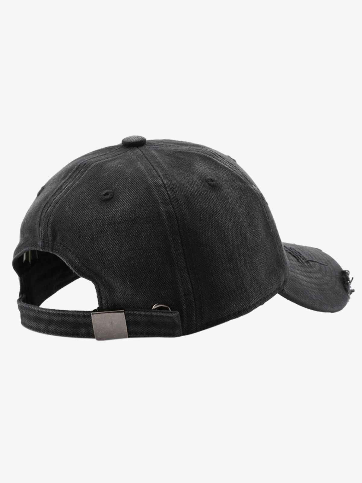 Vintage Washed Distressed Letter Embroidery Baseball Cap