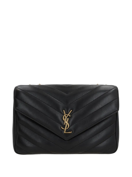 Saint Laurent Women New Loulou Large Bag In Matelassé Lambskin
