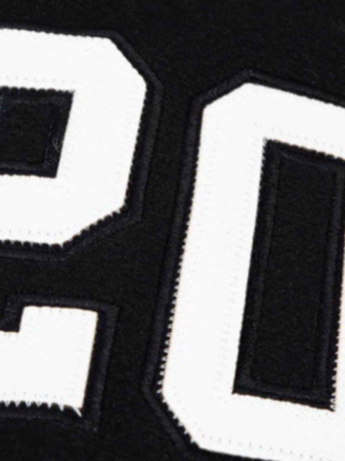 Retro Varsity Number Patch Jacket