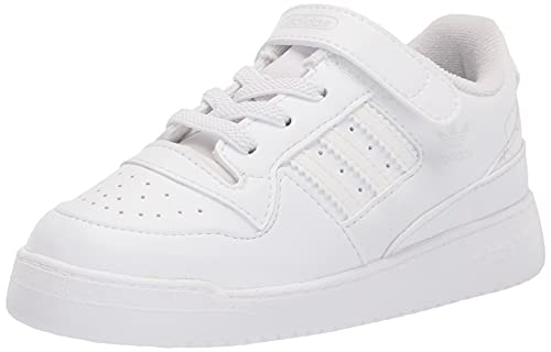 adidas Originals baby boys Forum Low Sneaker White/White/White 4 Toddler US