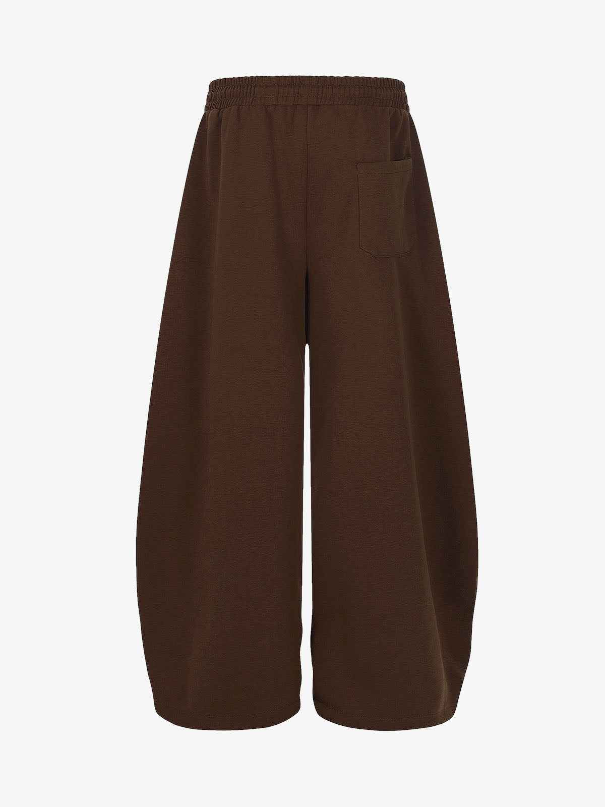 Leopard Stripe Charm Wide Leg Drawstring Sweatpants