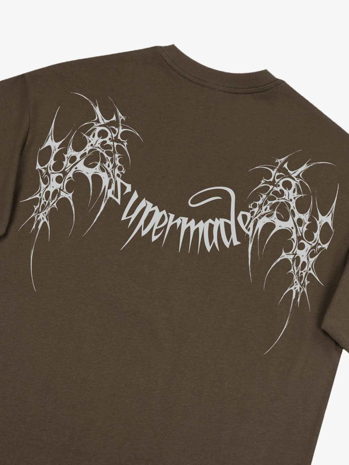 SUPM Gothic Sharp Letter Graphic T-Shirt