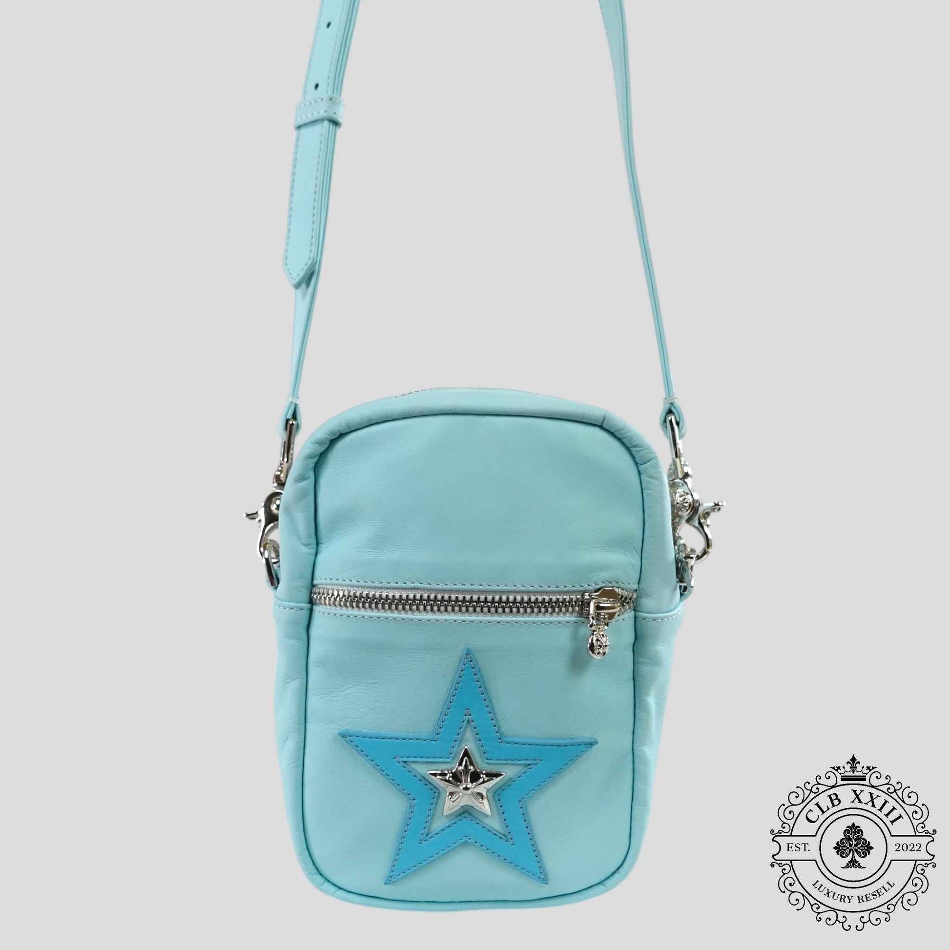 Chrome Hearts Star Patch Takka Bag in Blue