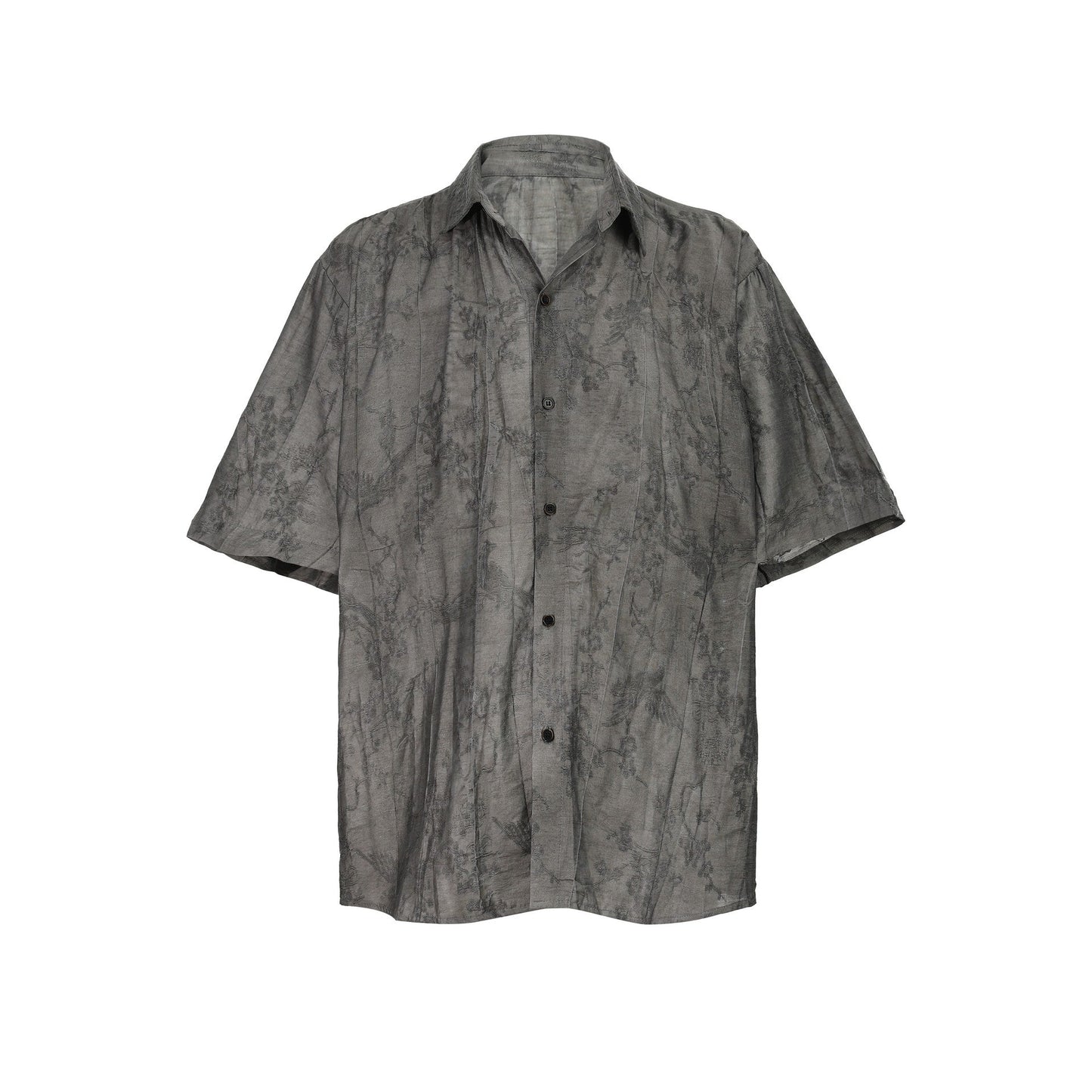 Crinkled Texture | Oversized T-Shirt - Luxuryurbanwear