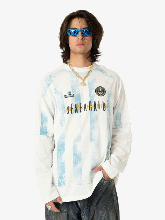 Long Sleeve Retro Stripe