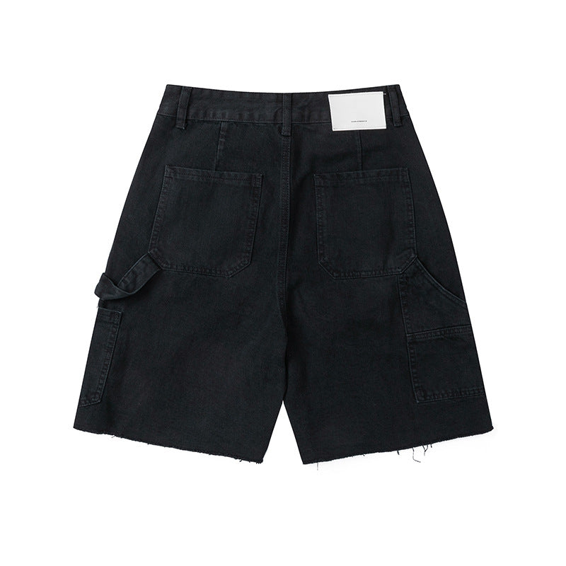 Utility Pocket | Denim Shorts - Luxuryurbanwear