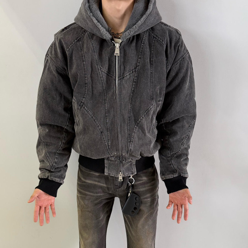 Urban Mono | Hooded Jacket - Luxuryurbanwear