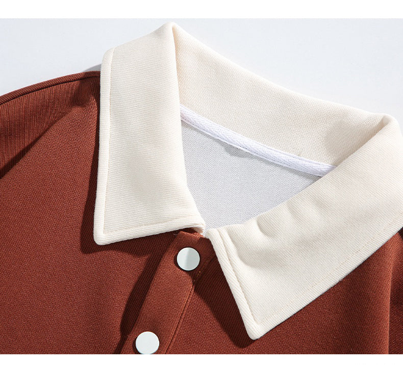 Classic Stripes | Timeless Polo Sweatshirt - Luxuryurbanwear