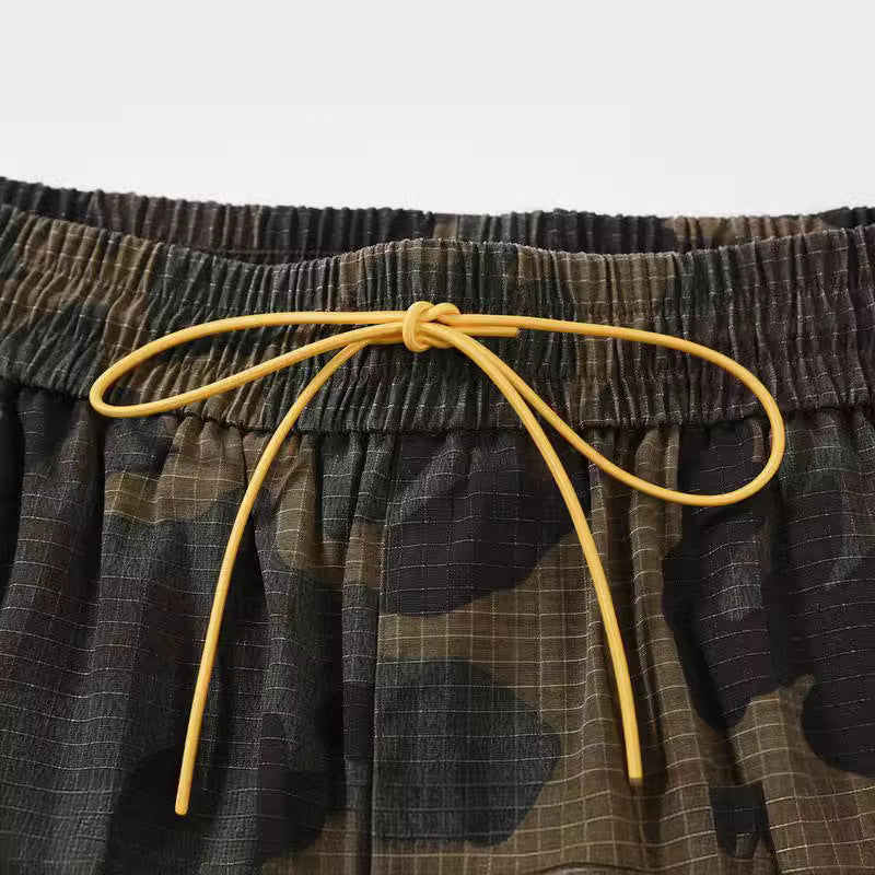 Utility Streetwear | Camo Cargo Shorts - Luxuryurbanwear