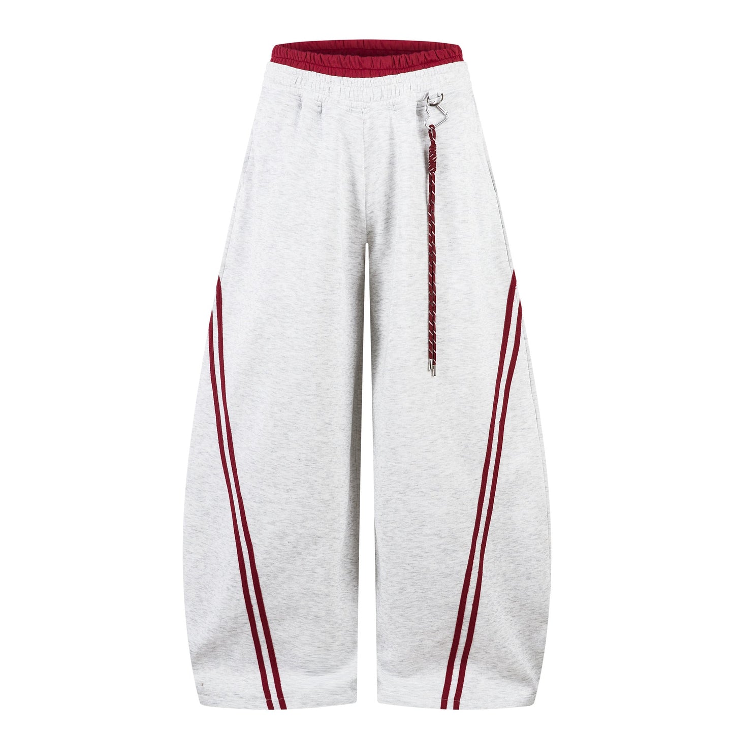 Red Stripe | Loose Street Pants - Luxuryurbanwear