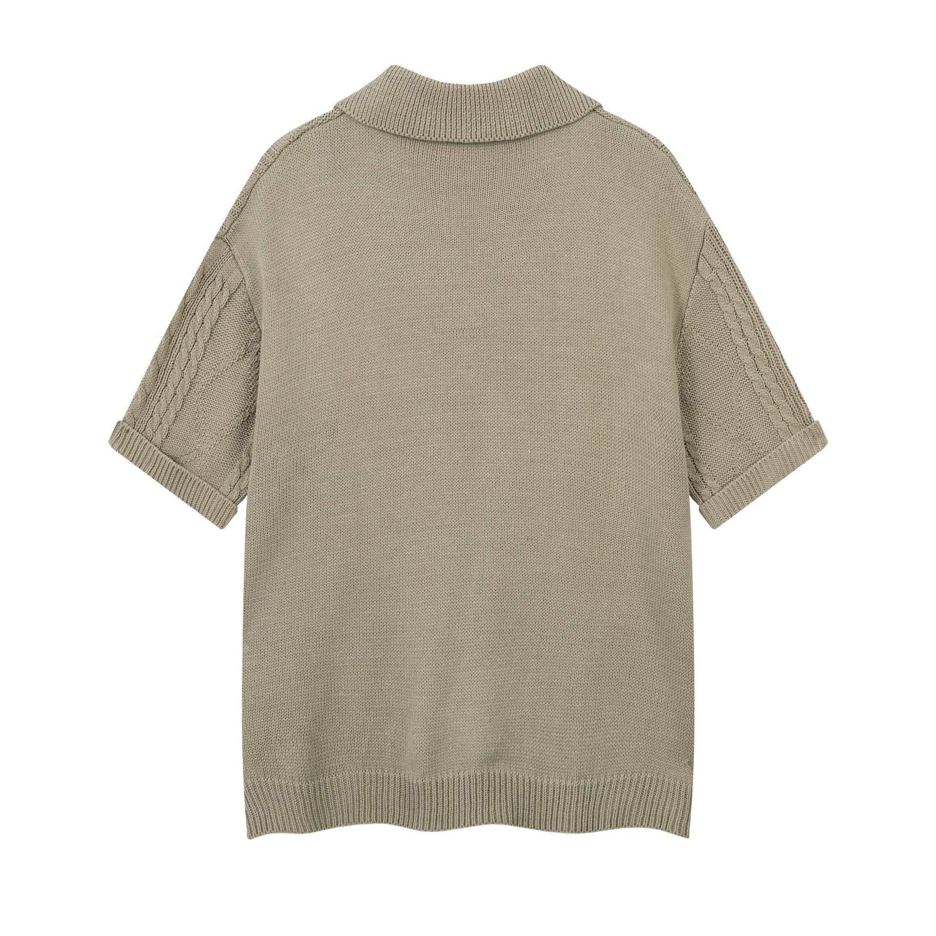 Cable Knit | Textured T-shirt - Luxuryurbanwear
