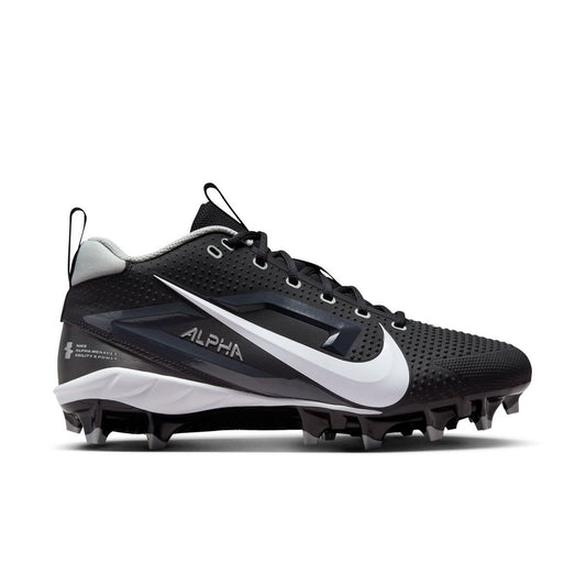 Nike Alpha Menace 4 Varsity Molded Football Cleats SZ 8 Black | White