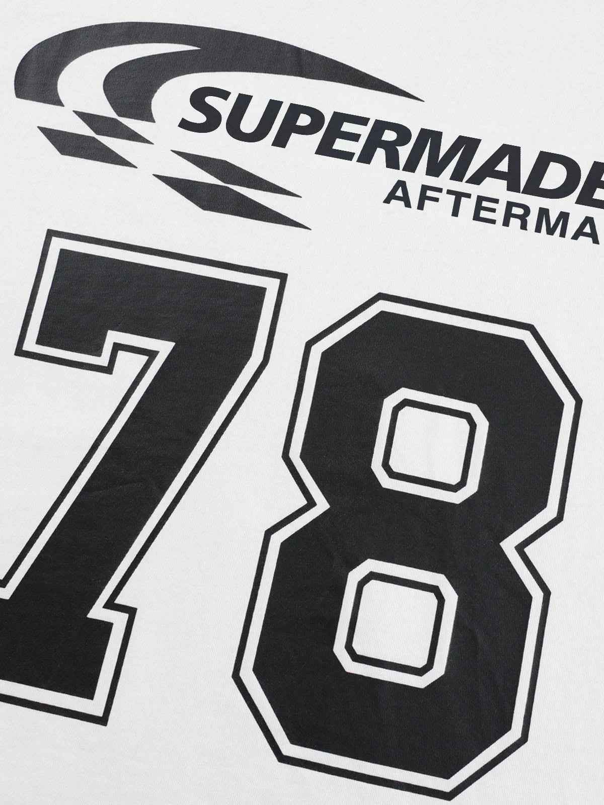 Jersey Digital Print Colorblock Long-Sleeved T-Shirt