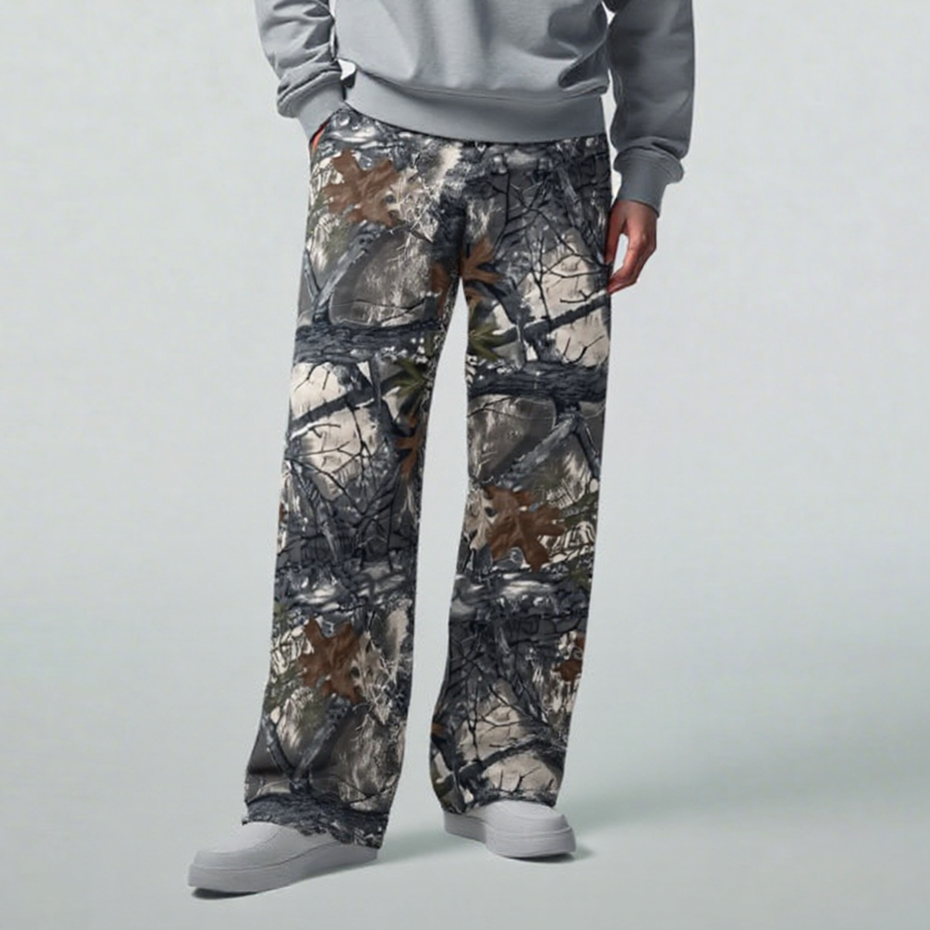Camo Print | Baggy Joggers - Luxuryurbanwear