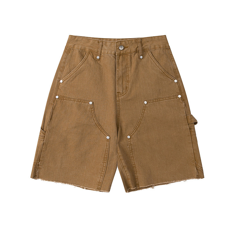 Utility Pocket | Denim Shorts - Luxuryurbanwear