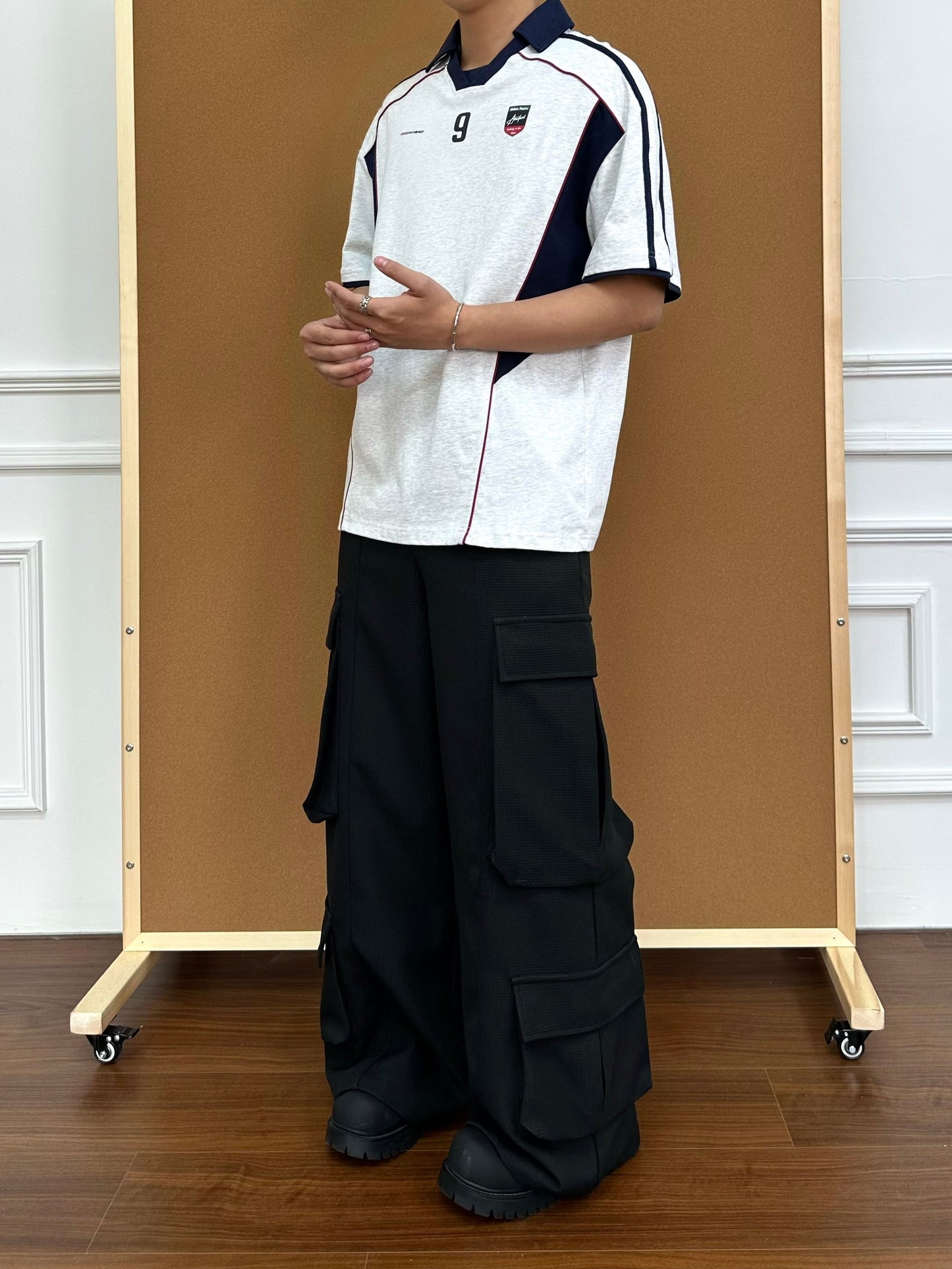 No.9 | Color Block Soccer Jersey - Luxuryurbanwear