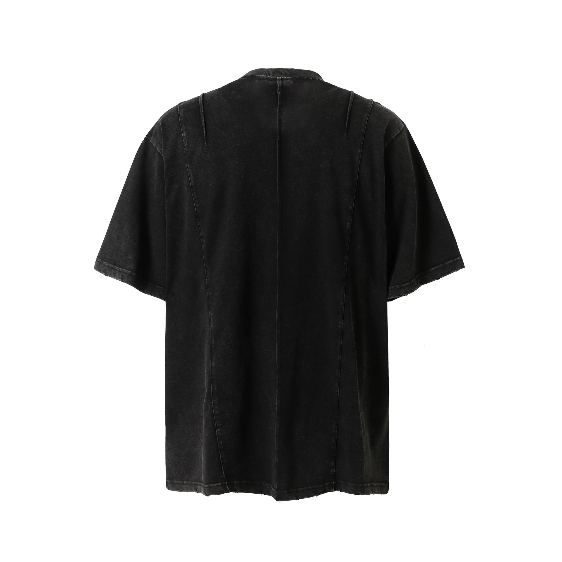 Utility Pocke Washed T-Shirt - Heavyweight Industrial Pocket Tee | LuxuryUrbanwear - Luxuryurbanwear