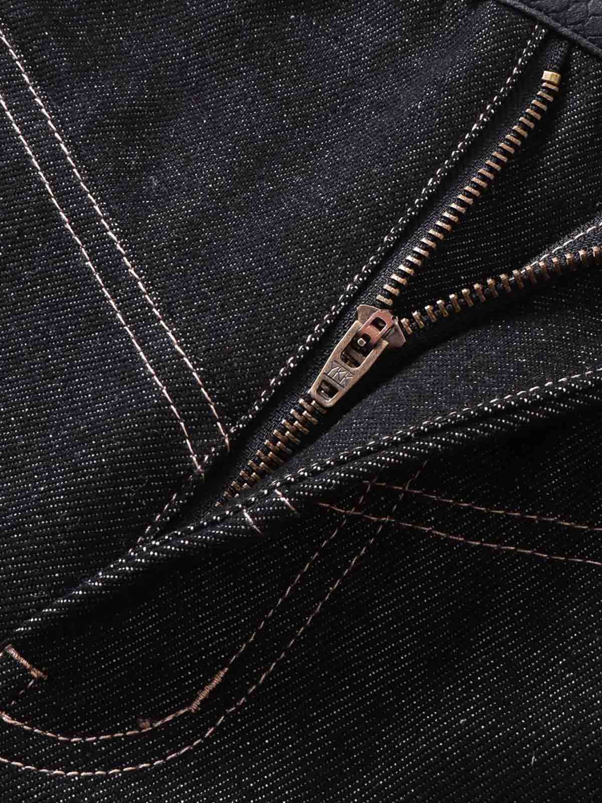 Flame Embroidered Wide Leg Washed Denim Jeans - Luxuryurbanwear