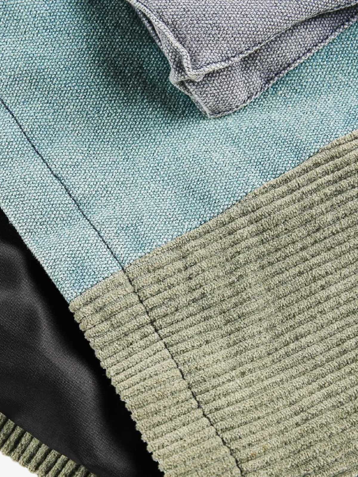 High Street Multi-Pocket Color-Block Patchwork Work Jacket - Luxuryurbanwear