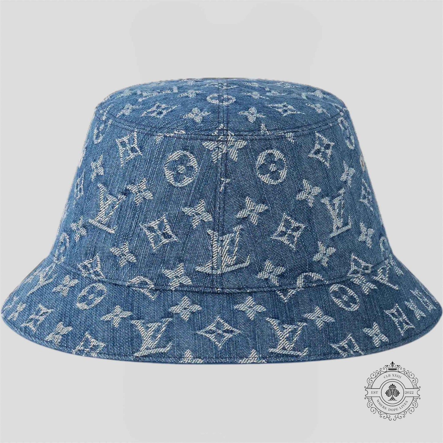Louis Vuitton Denim Monogram Reversible Bucket Hat