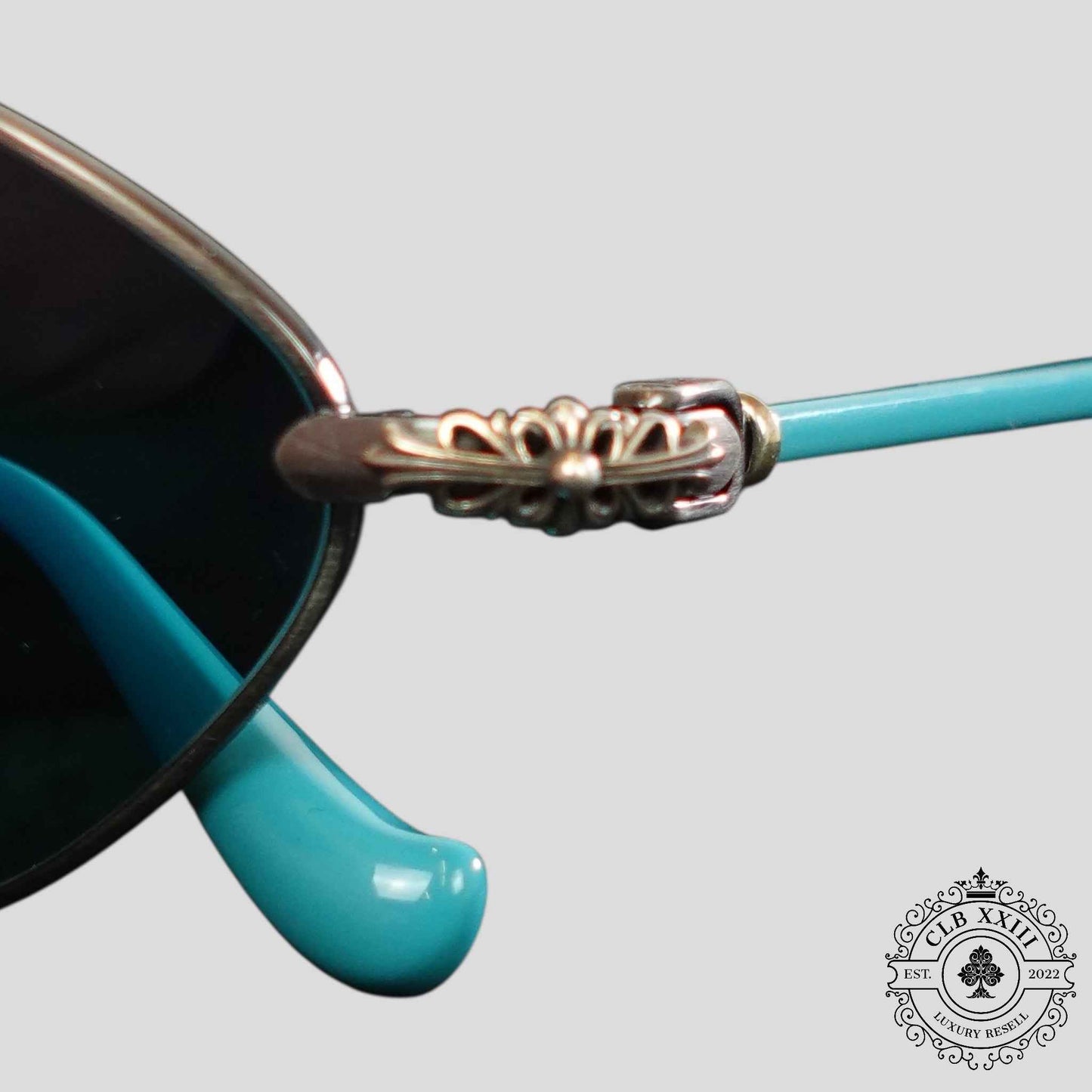 Chrome Hearts Diamond Dog Sunglasses in Blue
