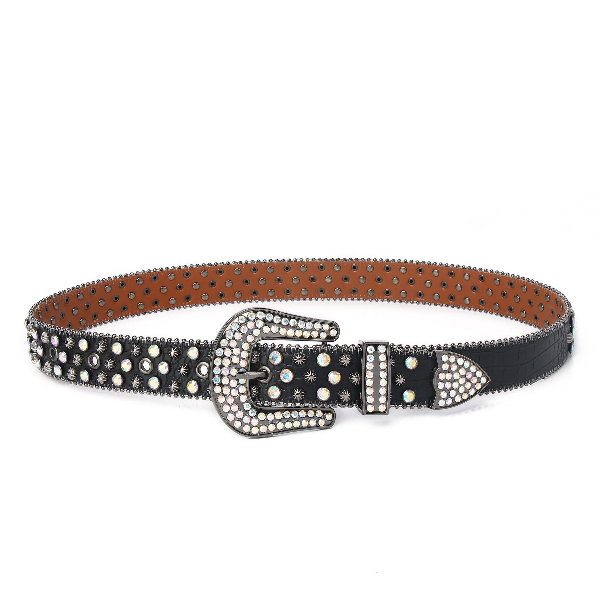 Street Rhinestone | Studded Belt - Luxuryurbanwear