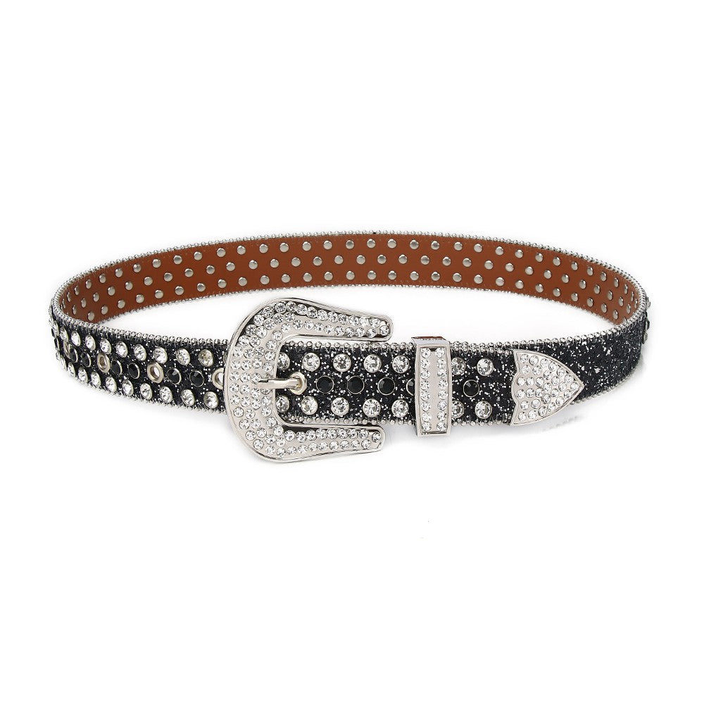 Studded | Rhinestone Belt - Luxuryurbanwear